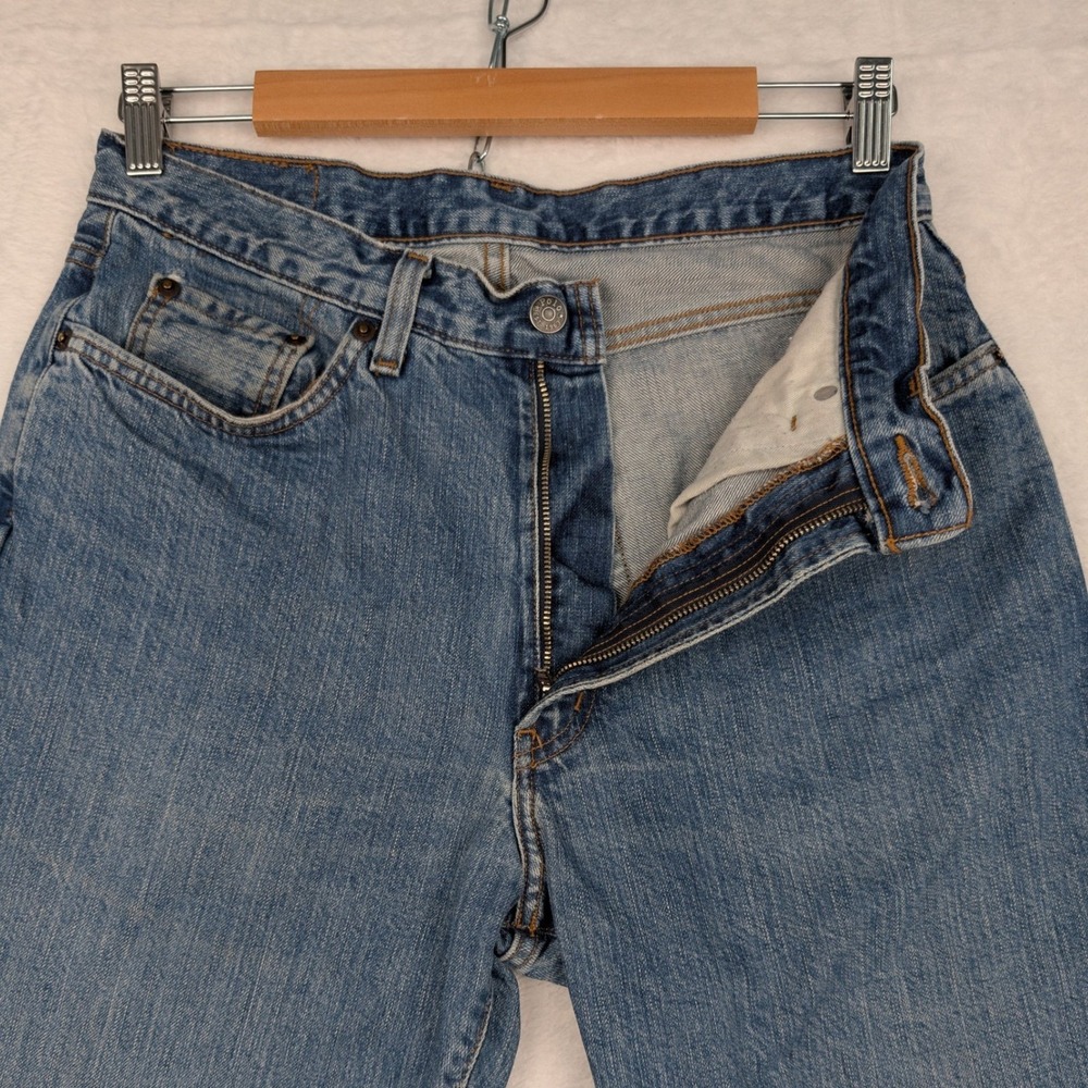 VTG Polo Ralph Lauren Jeans Men 31x30 Blue Straight Dungaress Classic Fit 90s
